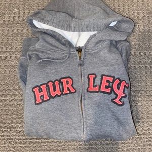 cute vintage hurley zip up